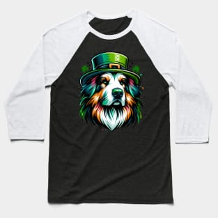 Hovawart Dog Embraces Saint Patrick's Day Spirit Baseball T-Shirt